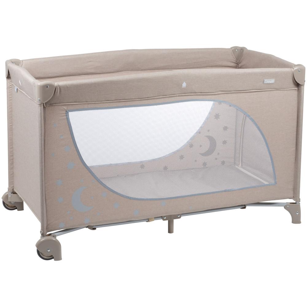 BabyGo Reisebett Baby Kinder Sterne, beige Bild 1