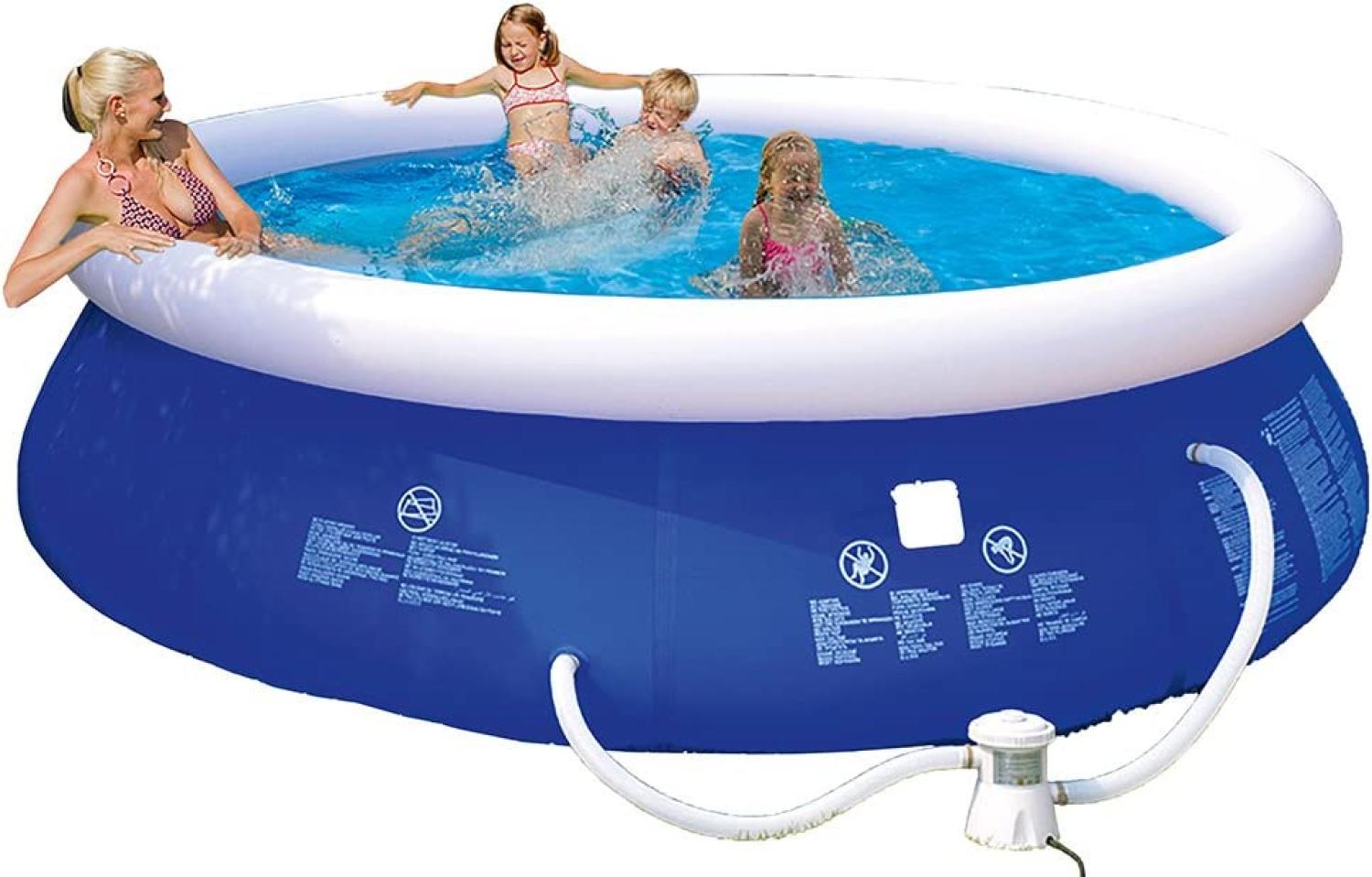 Quick Up Pool 300 X 76 cm, inkl. 300 gal. 12V Filter Pumpe Bild 1