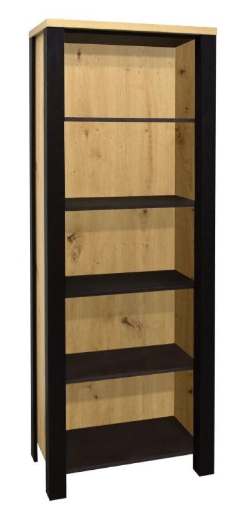 Standregal LETIZIA Asteiche Nb./Schwarz Bild 1