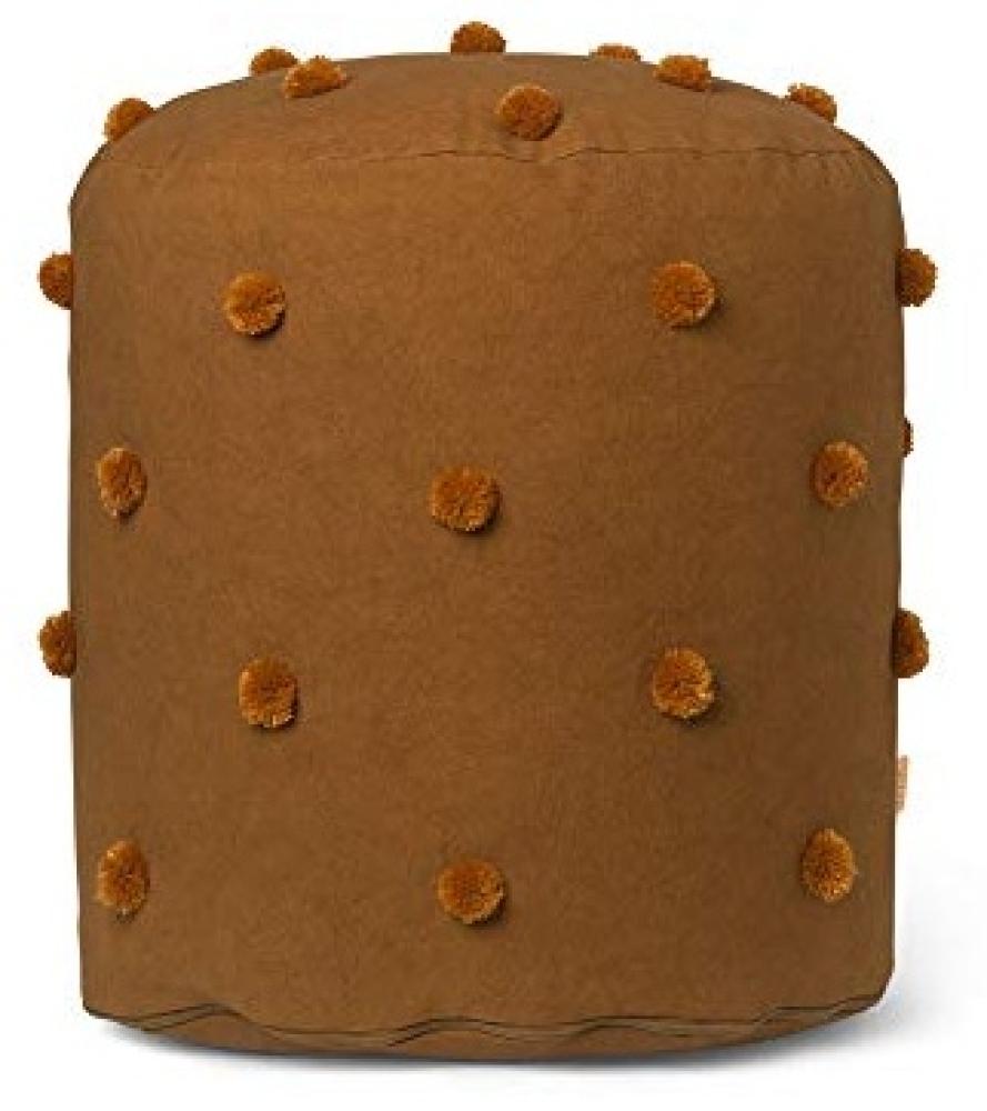 Ferm Living Dot Tufted Sitzsack Kelp Mustard Orange dunkel Bild 1