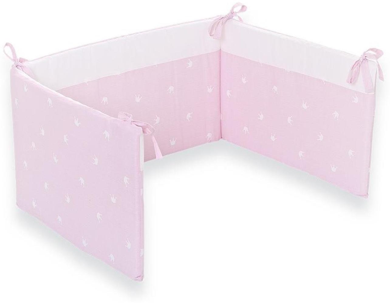 Träumeland TT12505 Nestchen Krönchen, 180 x 40 cm, rosa Bild 1