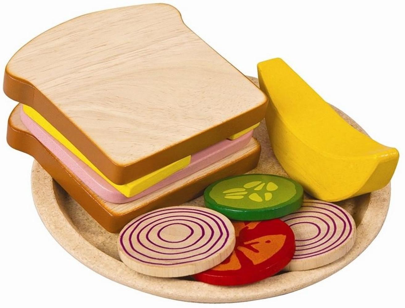 Plantoys - Spielzeug-Sandwich Mahlzeit Bild 1