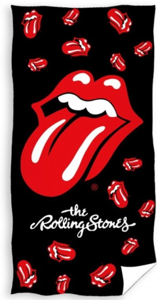 The Rolling Stones Strandtuch The Rolling Stones Badetuch Handtuch Strandtuch 70 x 140 cm Bild 1