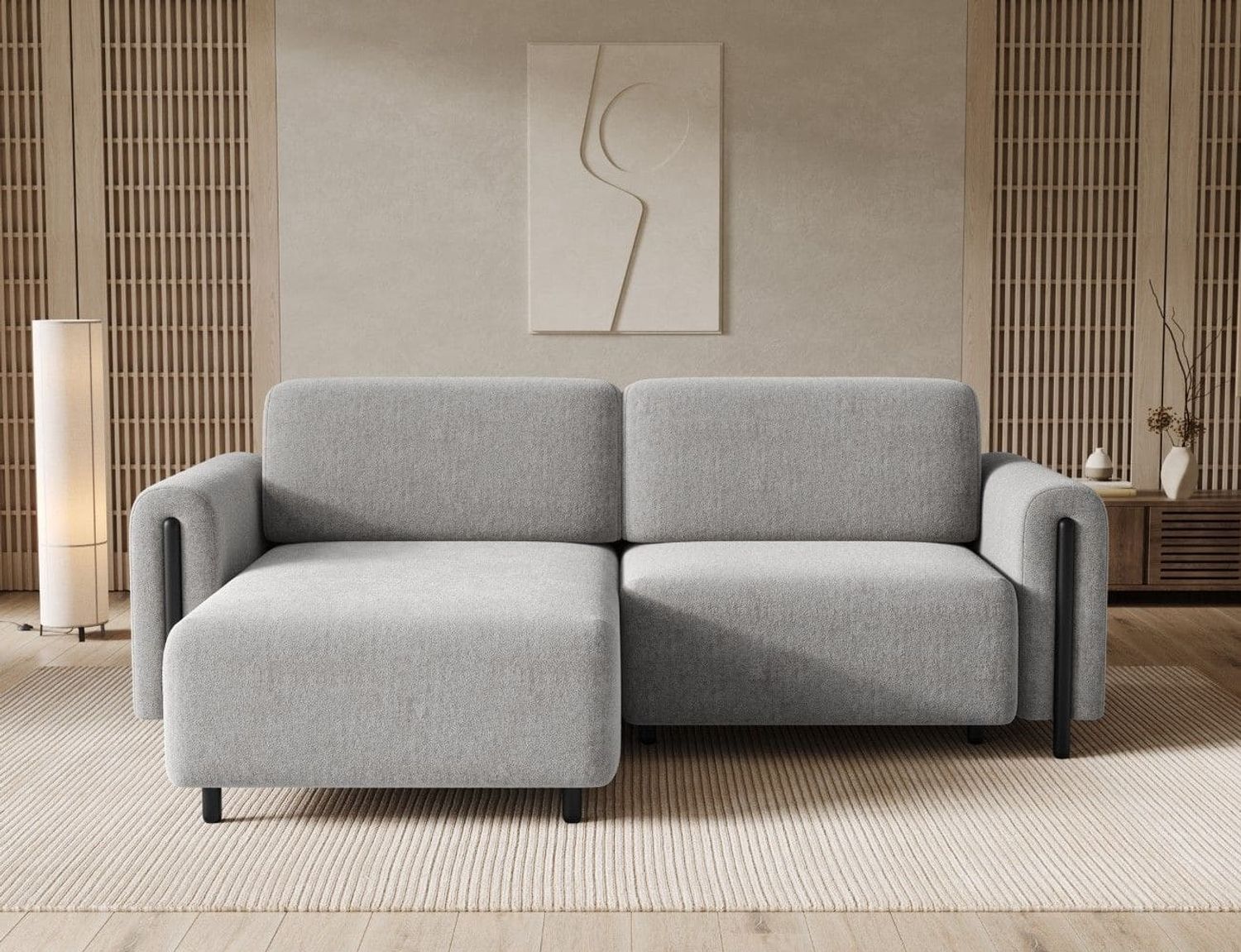 Ecksofa Acossta von Eltap Amore Mikrofaser mit Schlaffunktion Bettkasten Bild 1