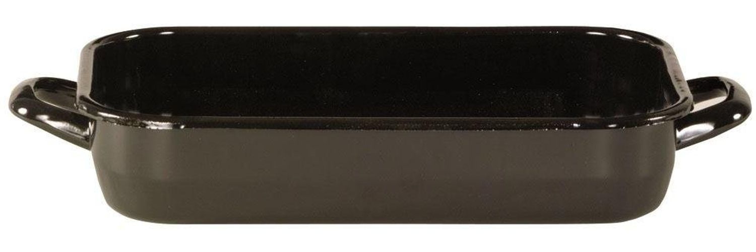 Krüger Vierkantpfanne, Emaille schwarz, 32 cm Bild 1