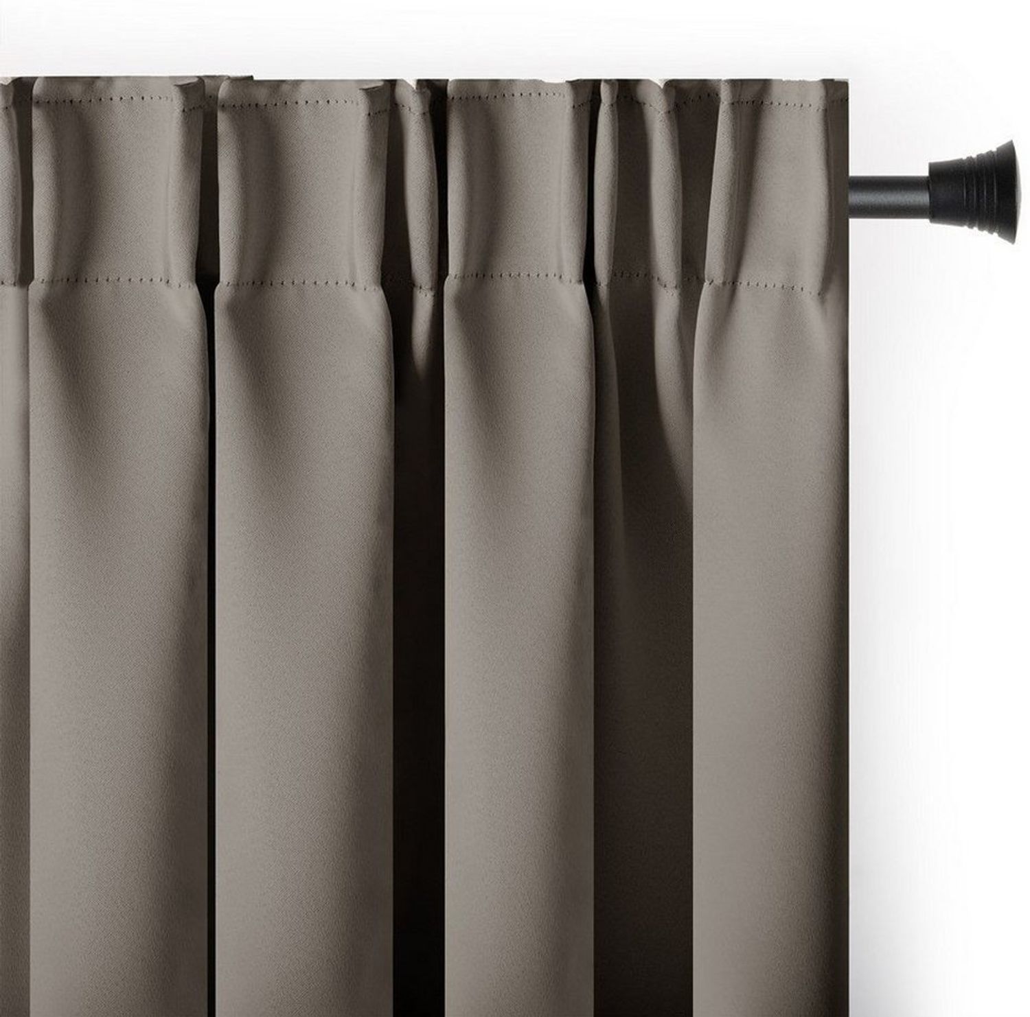 AmeliaHome Gardine Gardine Vorhang Einfarbig Verdunklungsvorhang Aufhängung Pleat (1 St), Kräuselband, verdunkelnd Bild 1