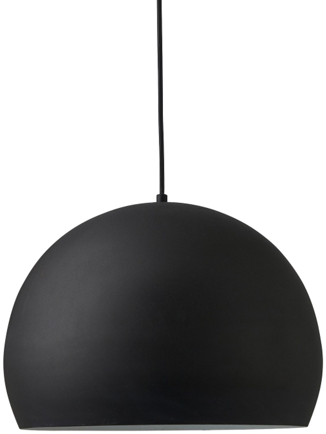 Pendelleuchte NICE Ø35 cm matt schwarz rustikal Bild 1