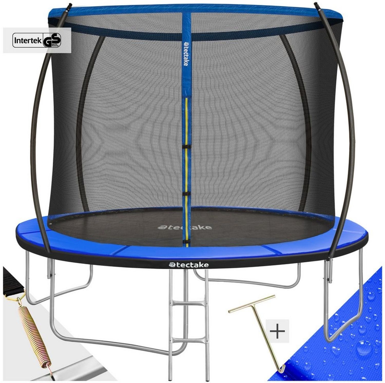 tectake Gartentrampolin Trampolin, (Komplettset), Ø 305 cm, GS-zertifiziert Bild 1