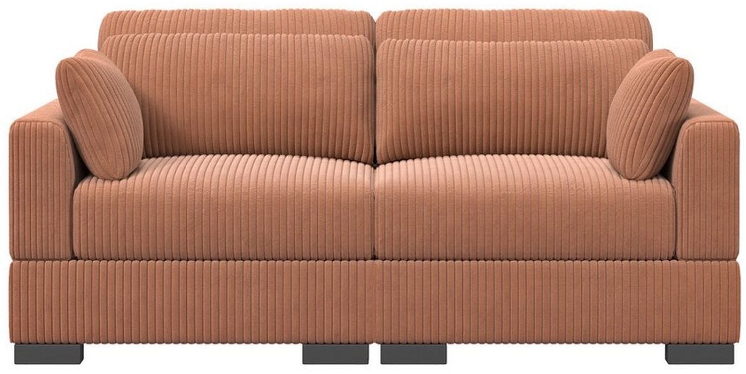 Furnishings Home Loungesofa Sofa Polstersessel, 1/2-Sitzer Couch, Polstersofa, Cord Stoff, 180 x 88 x 85 cm, ideal für Wohnzimmer & Schlafzimmer & Büro Bild 1