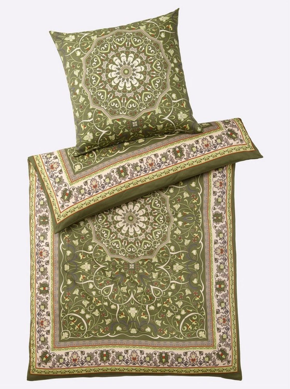 heine Bettwäsche Bettwäsche, Mako-Satin, Satin, 2 teilig, Mako-Satin, Satin Bild 1