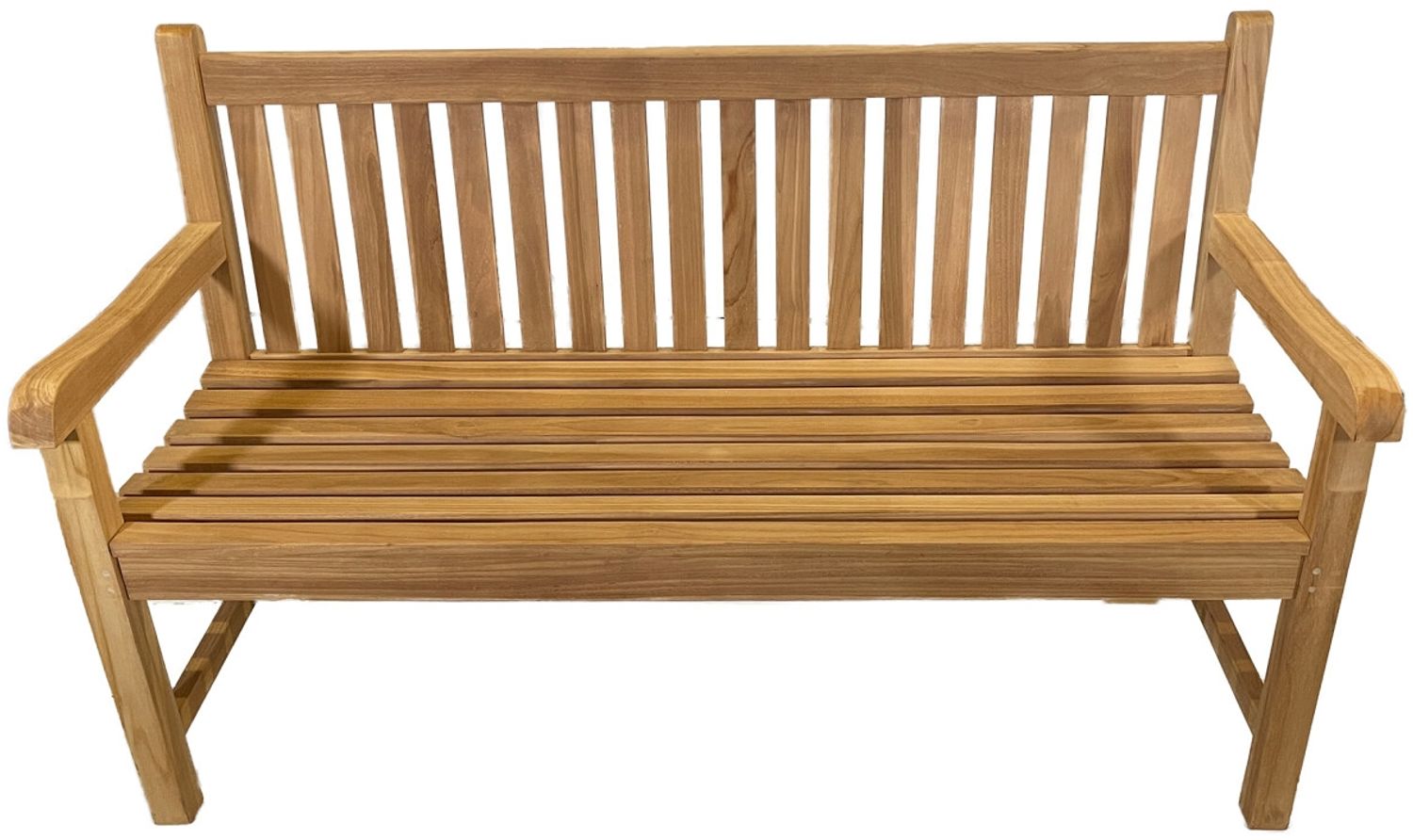 Teakholz Gartenbank SIGLI 3 Sitzer 150cm Bild 1
