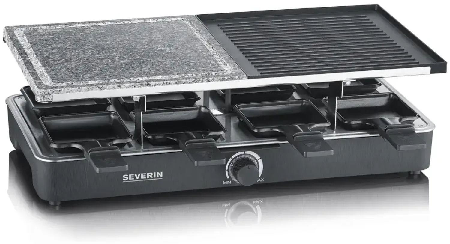 Severin Raclette-Grill schwarz 40 x 14,3 x 46,50 cm Bild 1