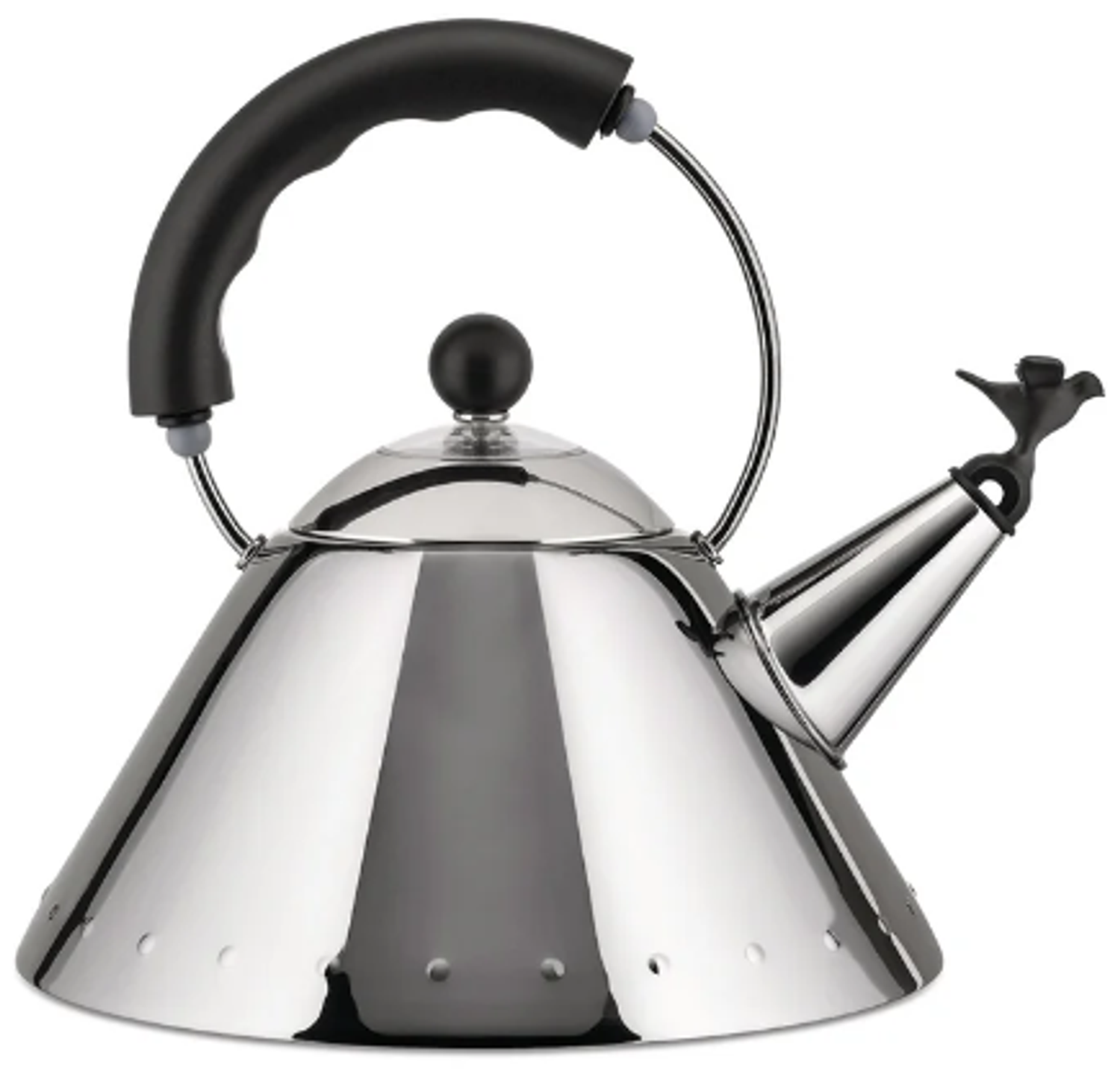 Alessi Wasserkessel schwarz Michael Graves - 9093 B Bild 1