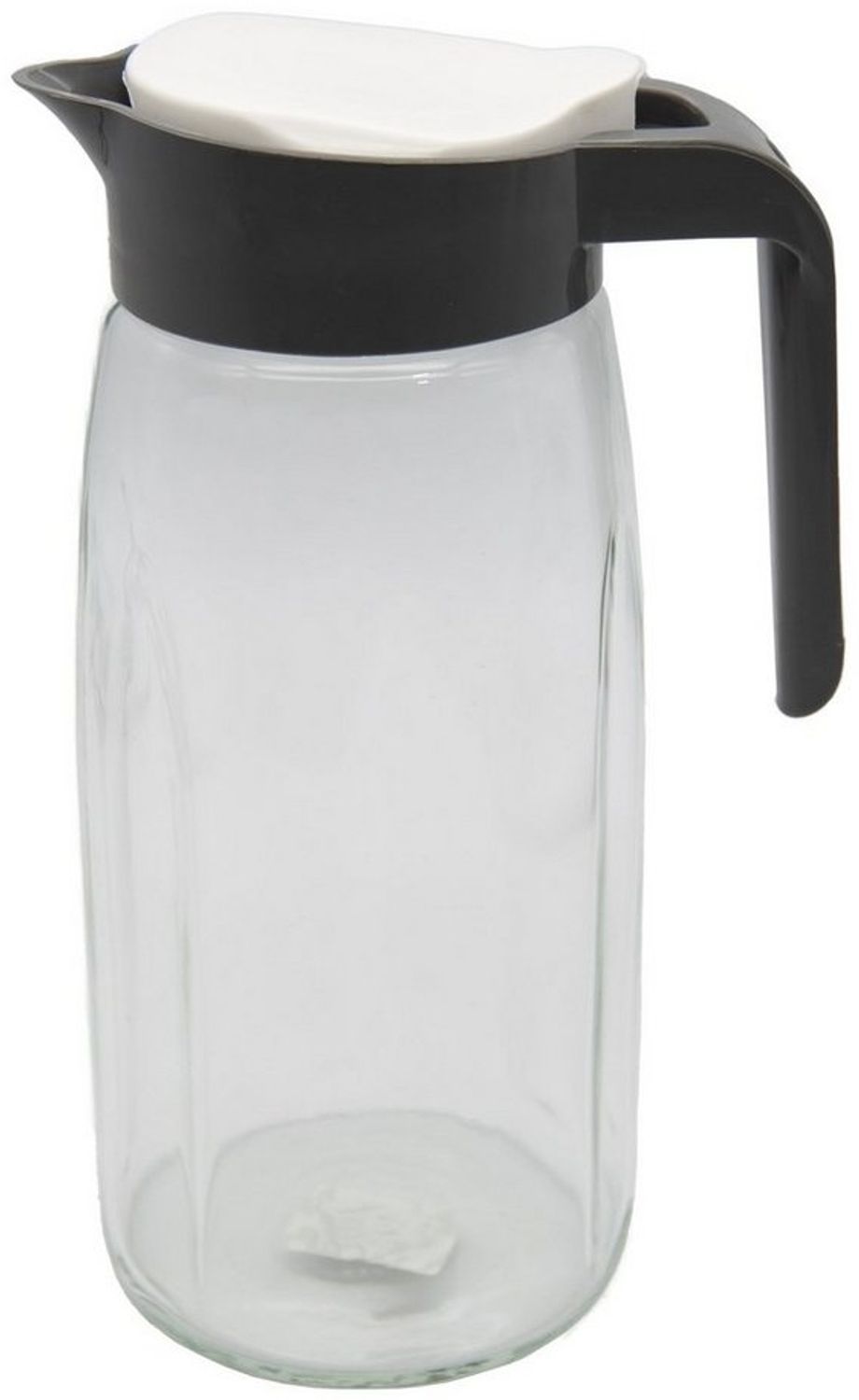 TSB Werk Wasserkrug Glaskaraffe Glas Karaffe Krug 1,45L Wasserkaraffe, Deckel, Glaskrug, Kanne, Saftkrug Bild 1