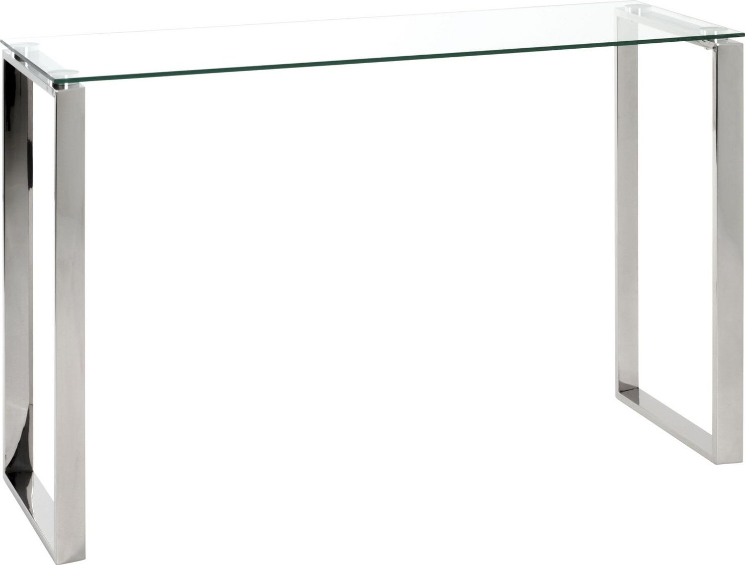 Konsolentisch aus Glas/ Metall, ca. 120x40 cm Bild 1