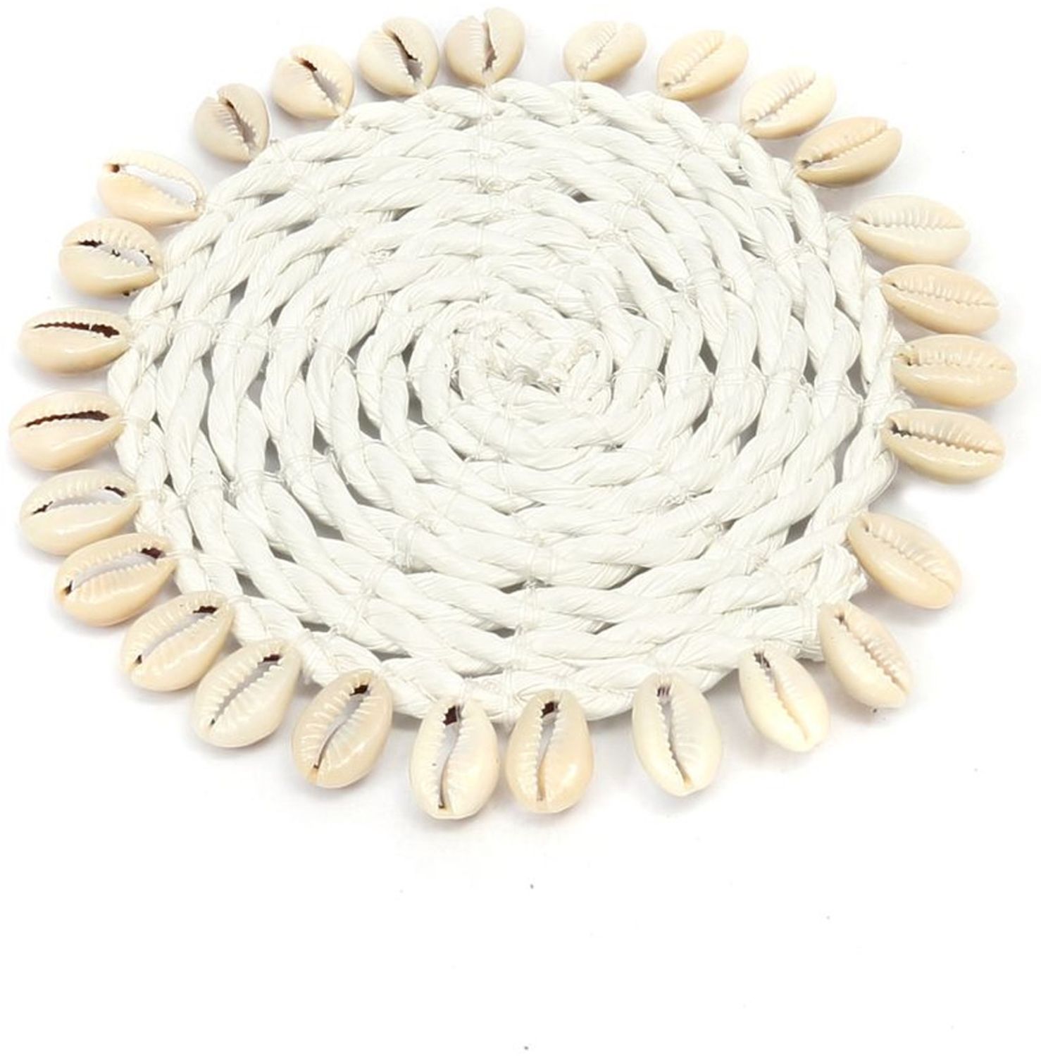 Die Seagrass Shell Untersetzer - Weiss Bild 1