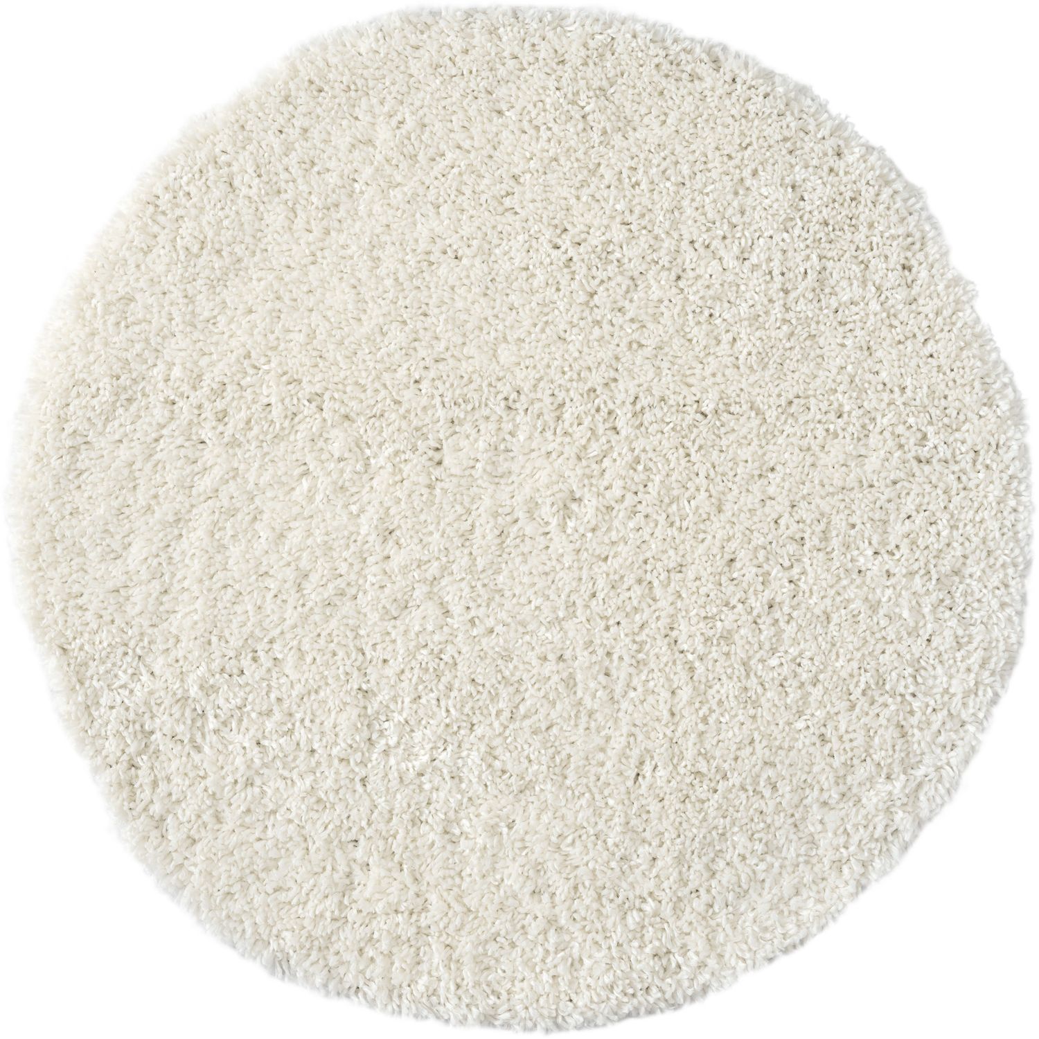 Hochflor Teppich SHAGGY creme rund diverse Größen Bild 1