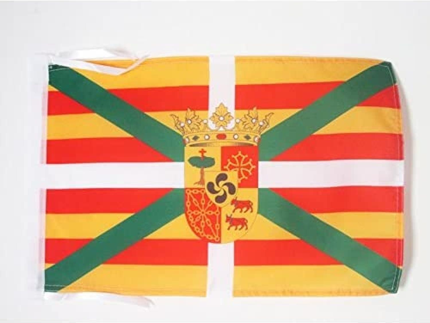 AZ FLAG - Flagge Vereinten Pyrenäen - 45x30 cm Mit Kordel - Pyrénées Fahne 30x45 cm - Flaggen Bild 1