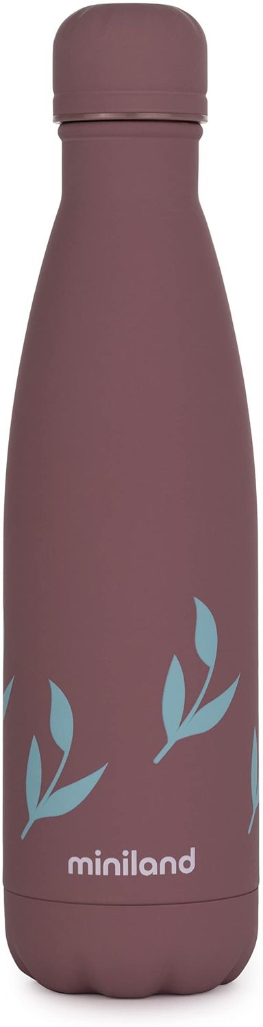 Miniland BOTTLE FLOWERS 500ML. Hochwertige Isolierflasche, hält Getränke stundenlang heiß oder kalt Bild 1