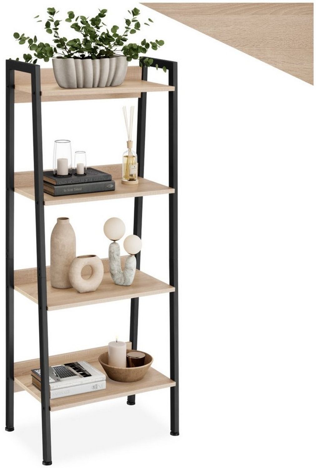 tectake Leiterregal Chatham, Set 1-tlg, Industrial Style Bild 1