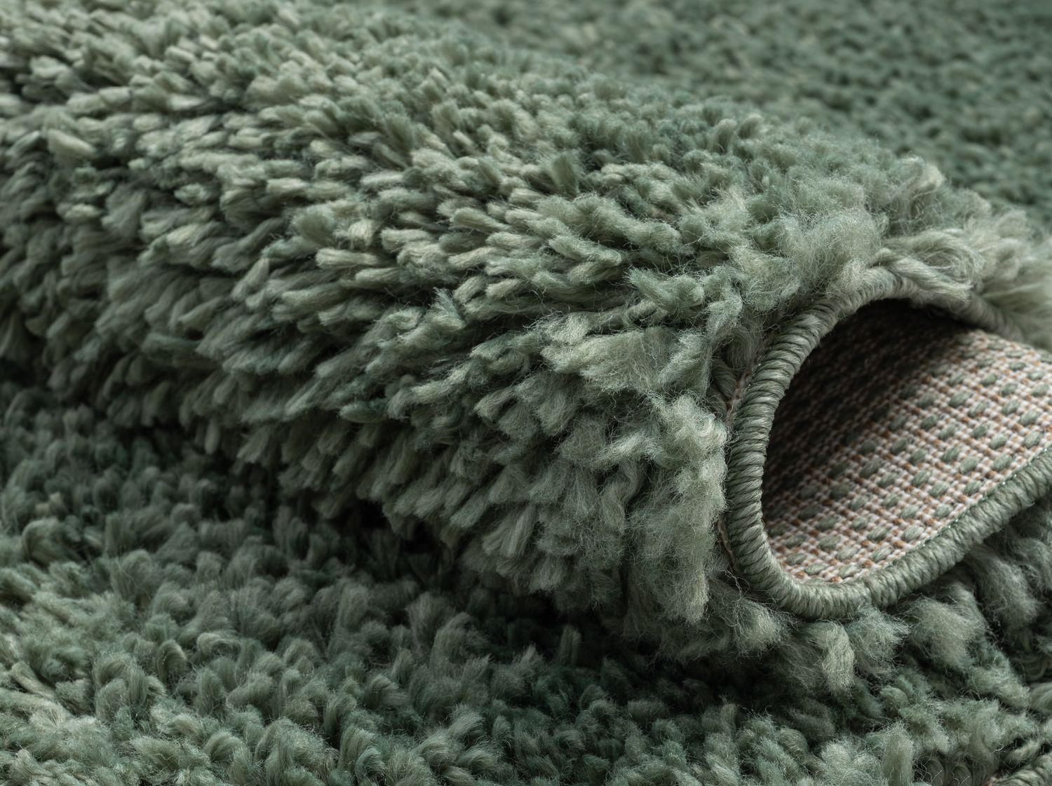 Hochflor Teppich SHAGGY hellgrün rechteckig diverse Größen Bild 1