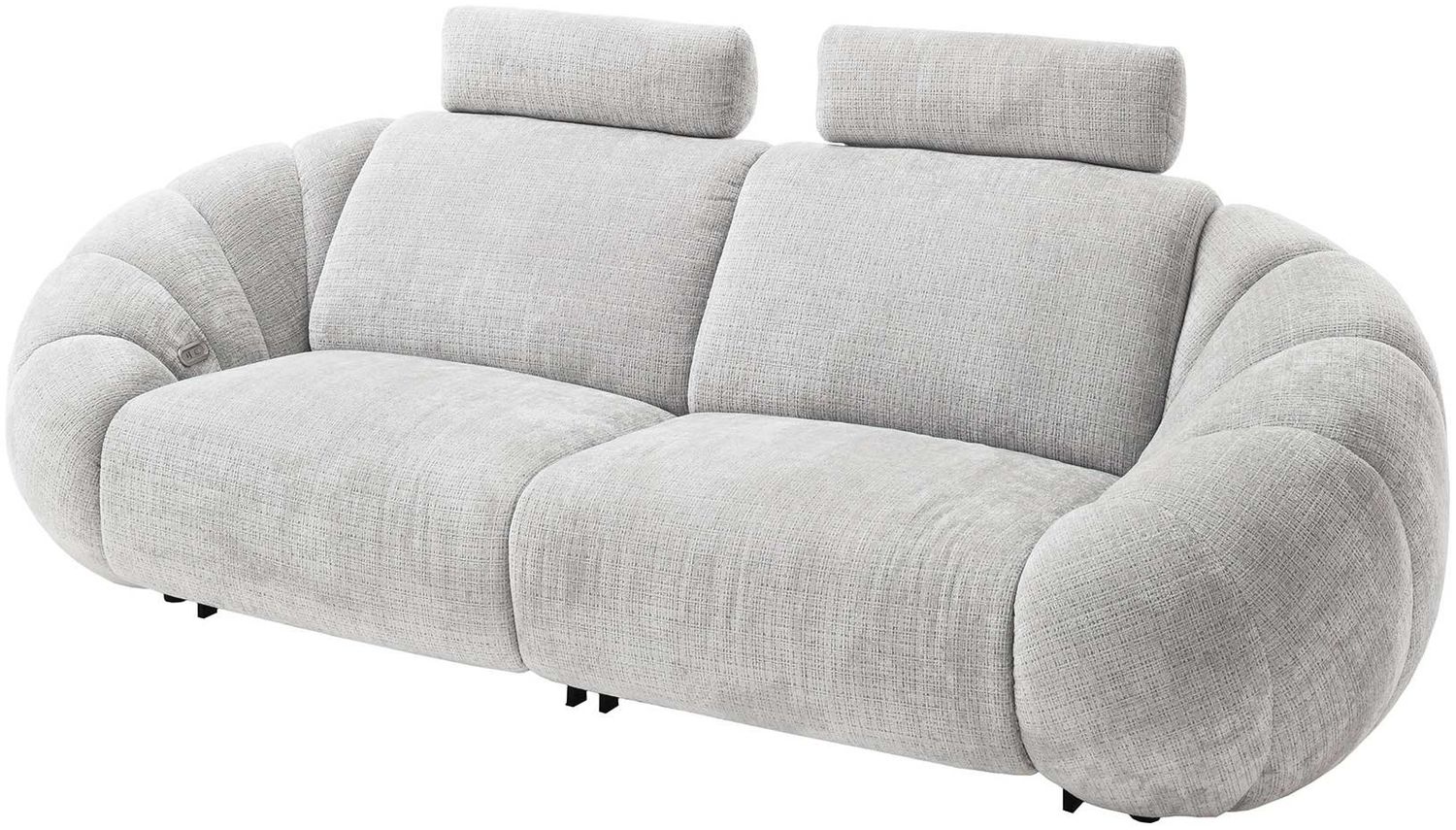 Big Sofa Kirstin / Kinsale, Stoff, Grau, 264 x 103 x 104 cm Bild 1