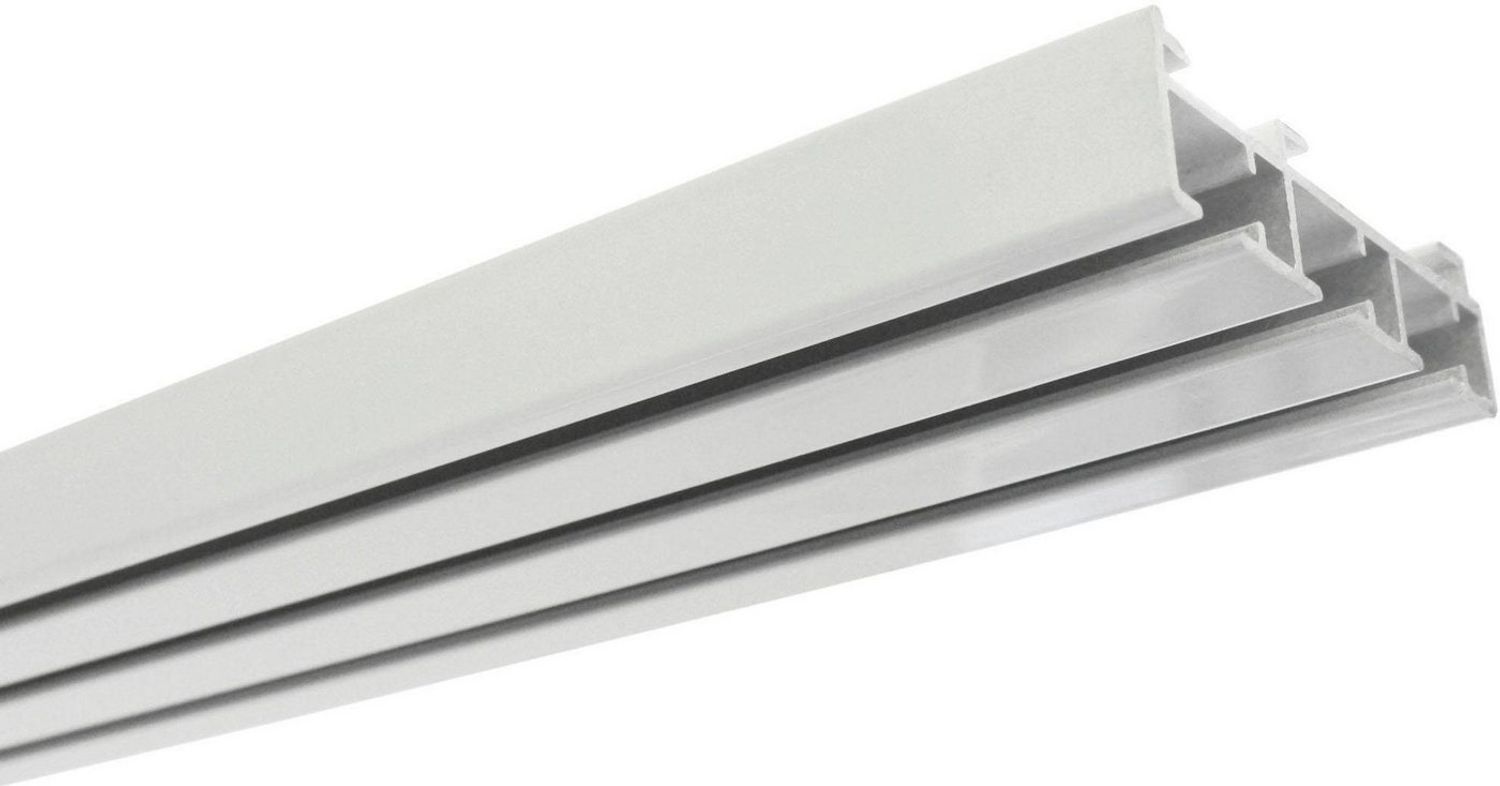 Gardinia Schiene für Flächenvorhang Atlanta weiß, 160 cm, 3-läufig Bild 1