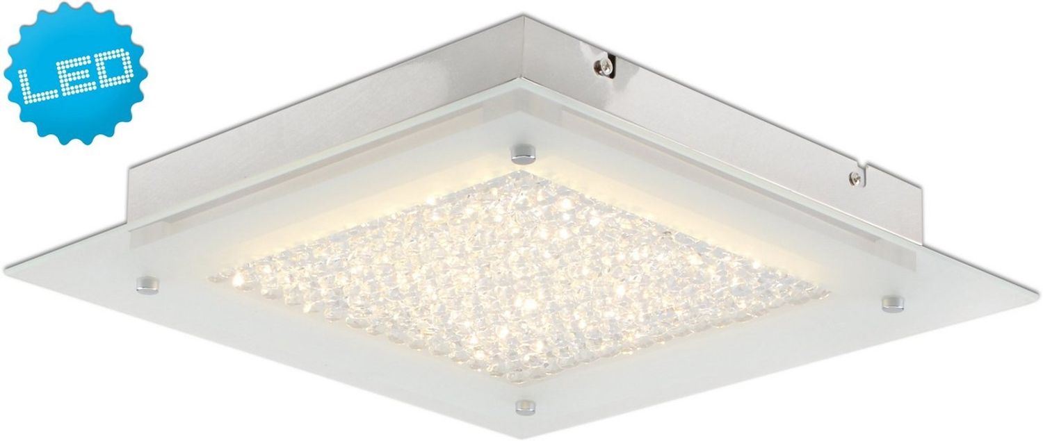 näve LED Deckenleuchte Glasgow, LED fest integriert, Warmweiß, LED Deckenlampe>>Glasgow<<,incl. 90x SMD2835 LED total 18W Bild 1