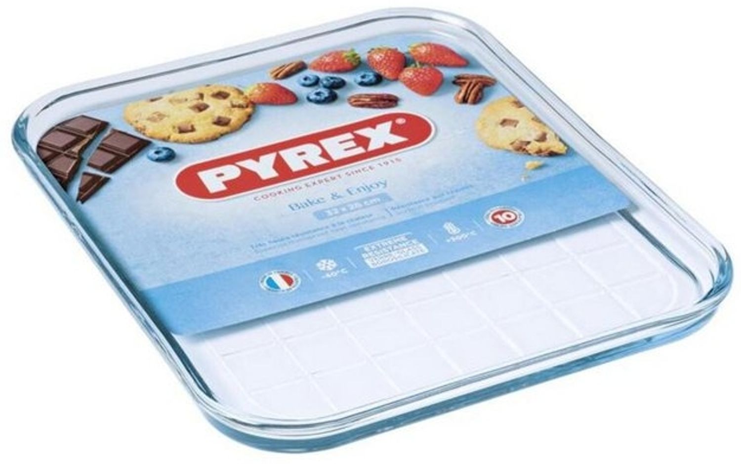PYREX Backblech Backplatte "Cook & Enjoy" Borosilikatglas 32 x 26 x 2 cm, (1-St) Bild 1