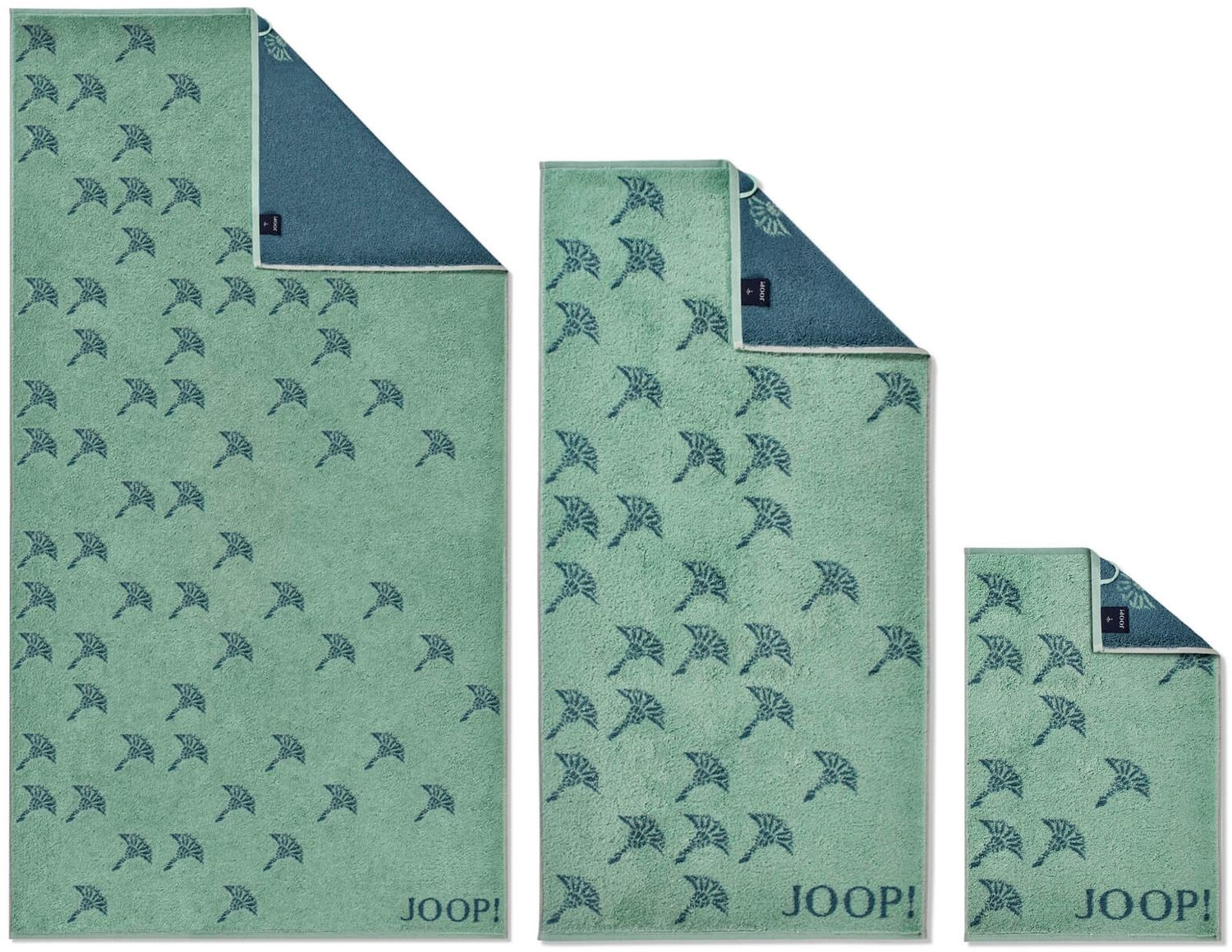 JOOP! Handtücher Move Faded Cornflower Aqua 1691 44 50 x 100 cm Bild 1