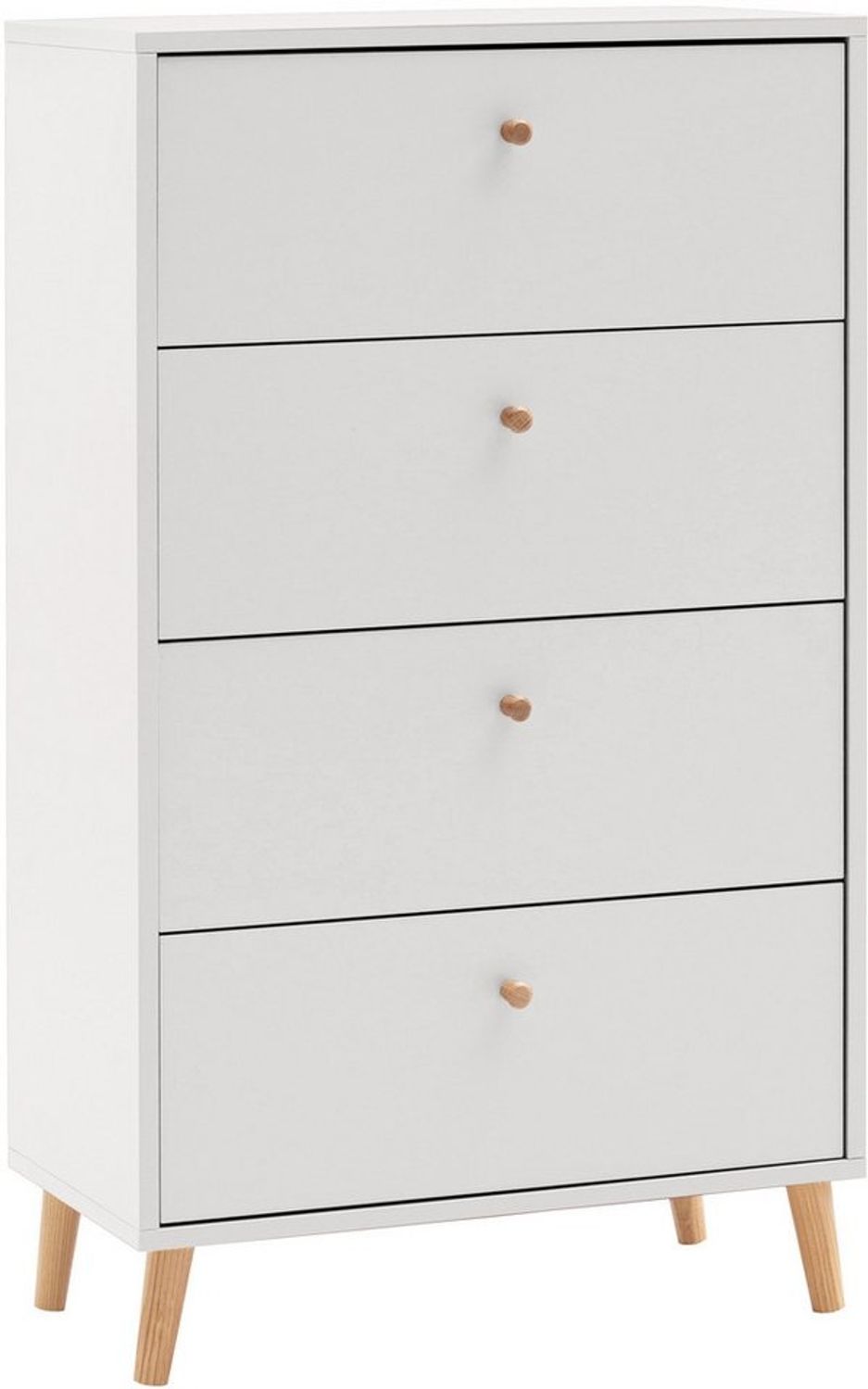 Schildmeyer Kommode Bjarne 160566, mattweiß, 60,1 x 33 x 101,3 cm Bild 1
