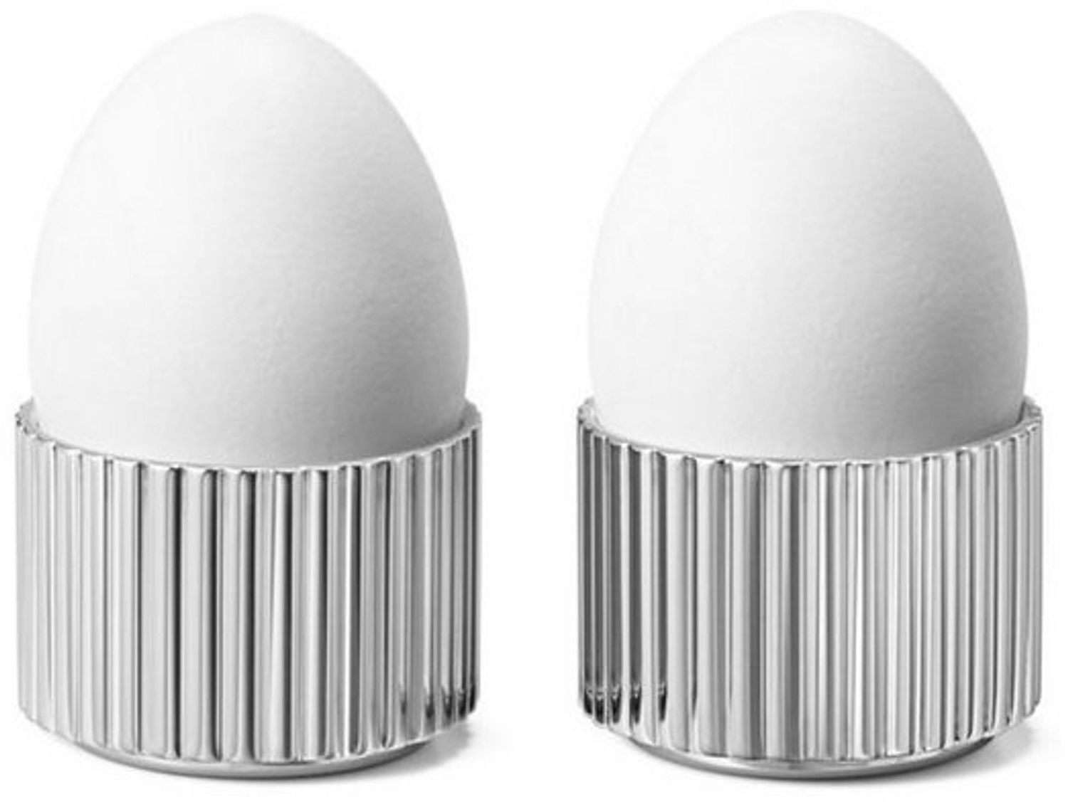Georg Jensen Eierbecher 2er Set Bernadotte Edelstahl Bild 1