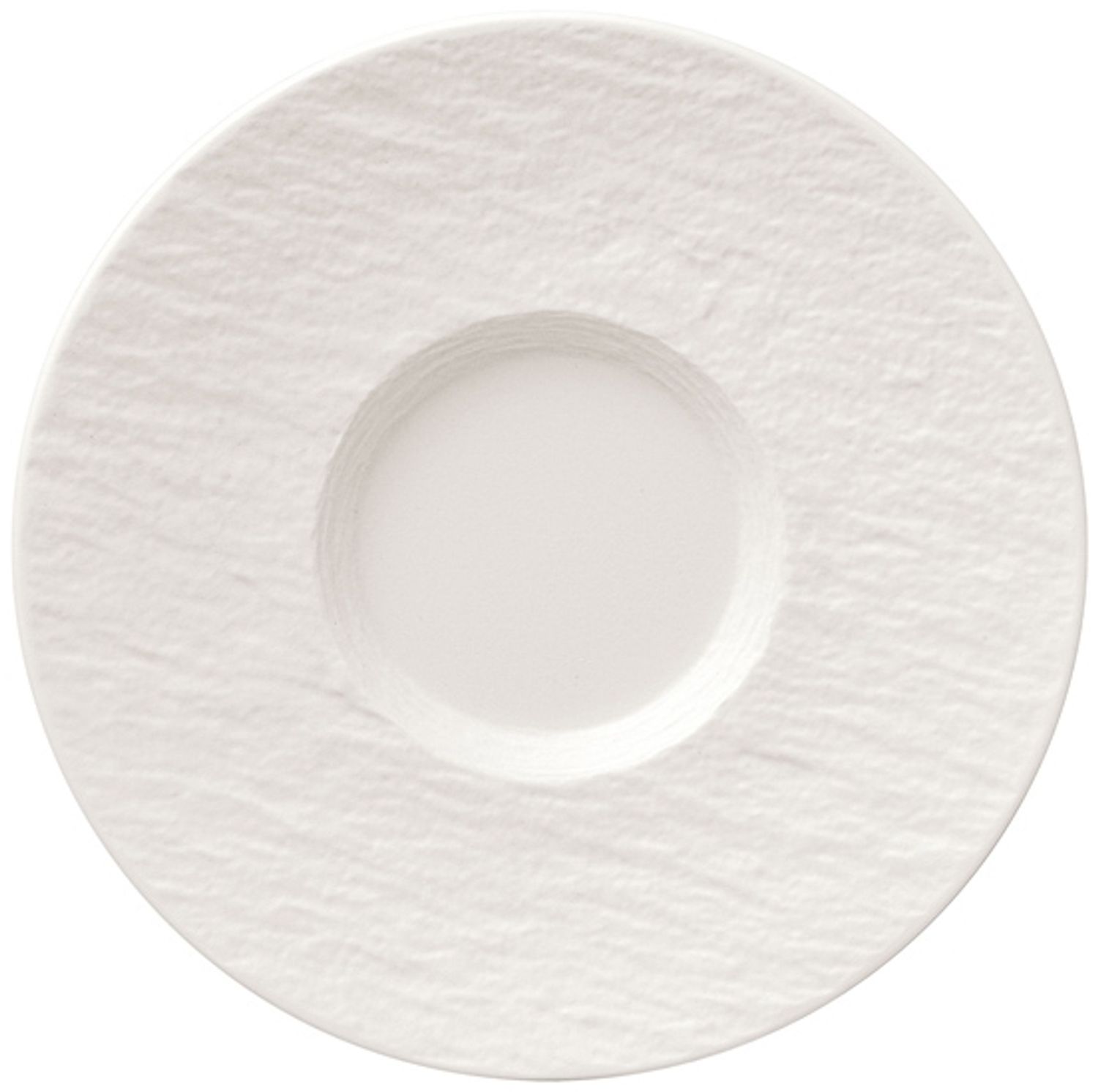 Villeroy & Boch Manufacture Rock Kaffeetasse mit Untertasse weiß Bild 1
