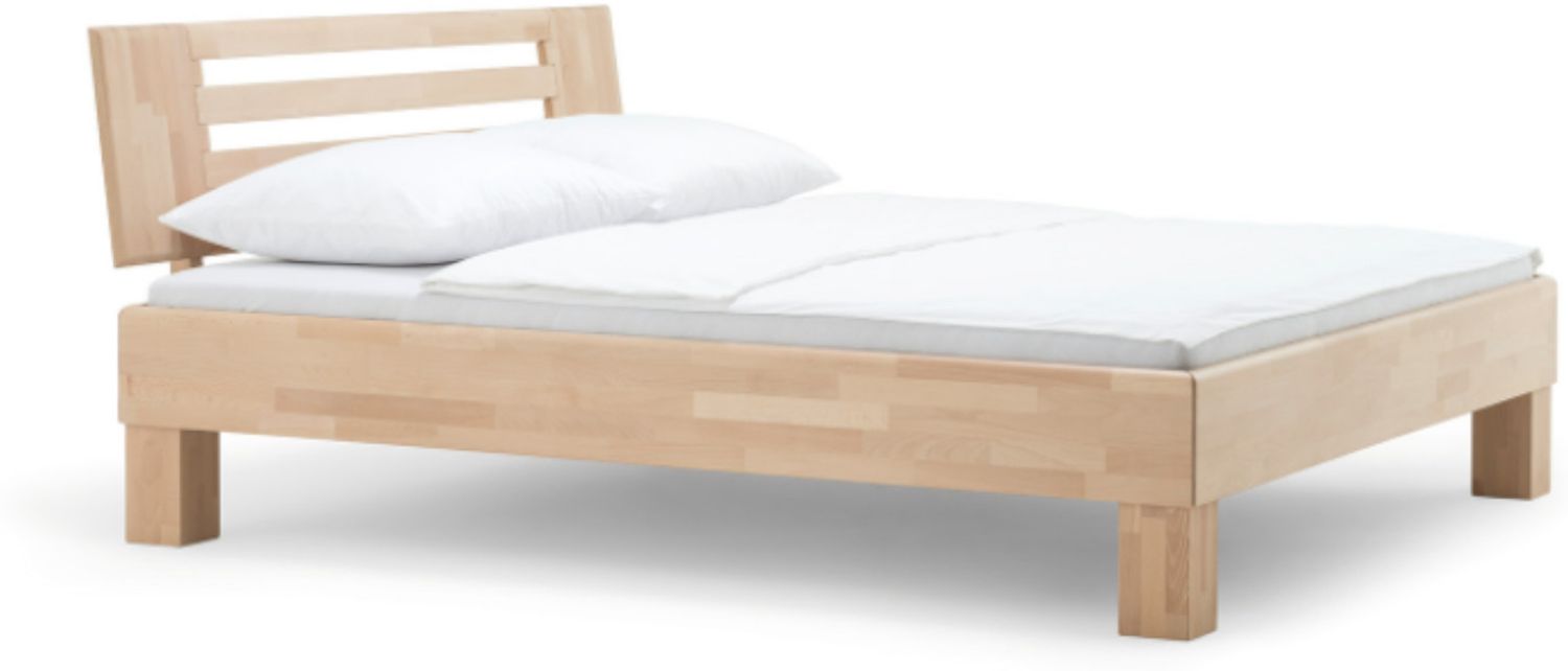 Dico Avantgarde Buche Massivholz Bettrahmen incl. Kopfteil 385.47 Komforthöhe Bild 1