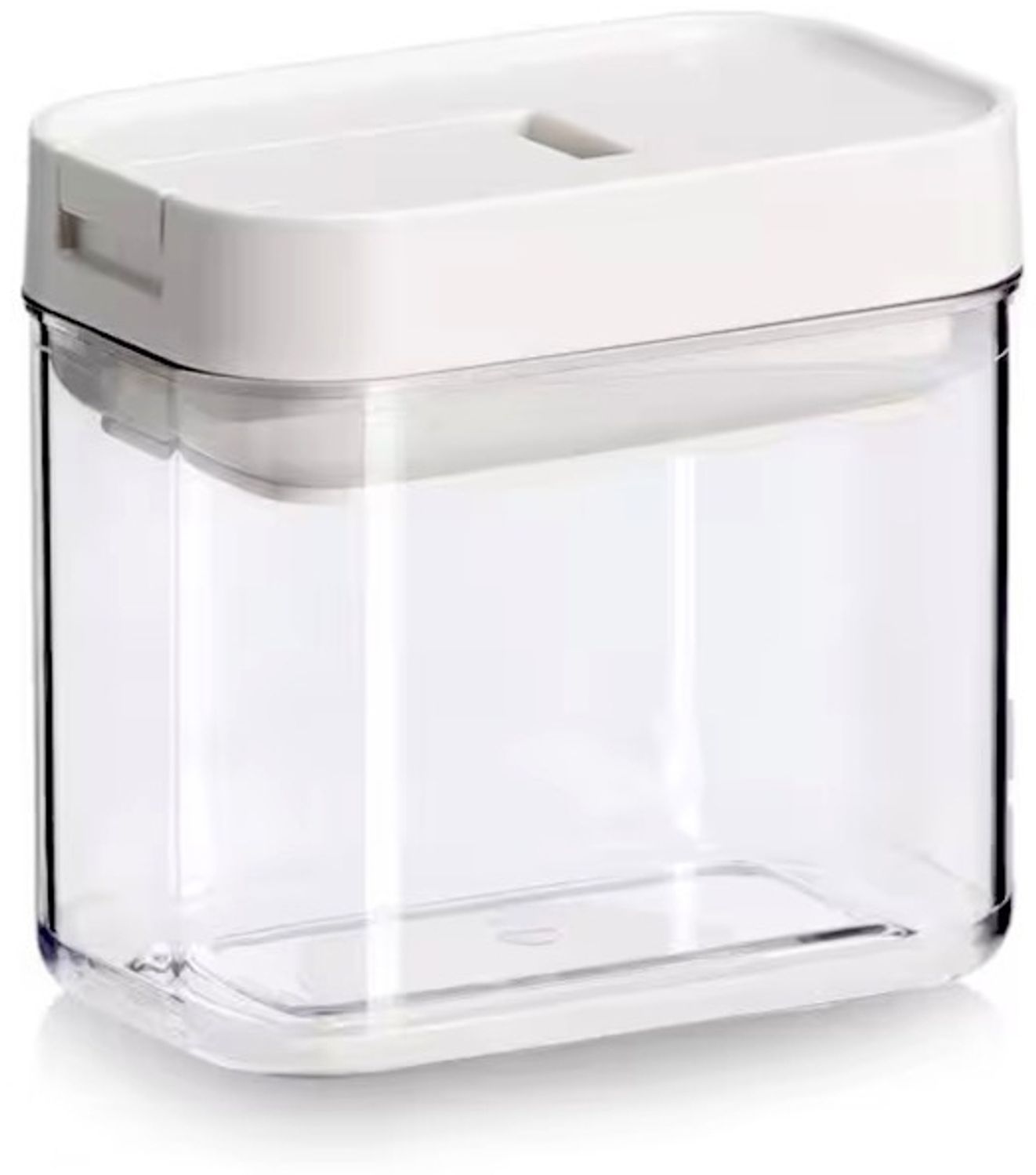 ZELLER 14774 Vorratsdose 380 ml aus Kunststoff transparent, Deckel creme ca. 11 x 7 x 10 cm Bild 1