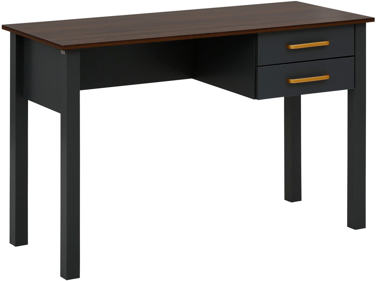 Schreibtisch >Møyfrid< in Grau, MDF - 120x77x50cm (BxHxT) Bild 1