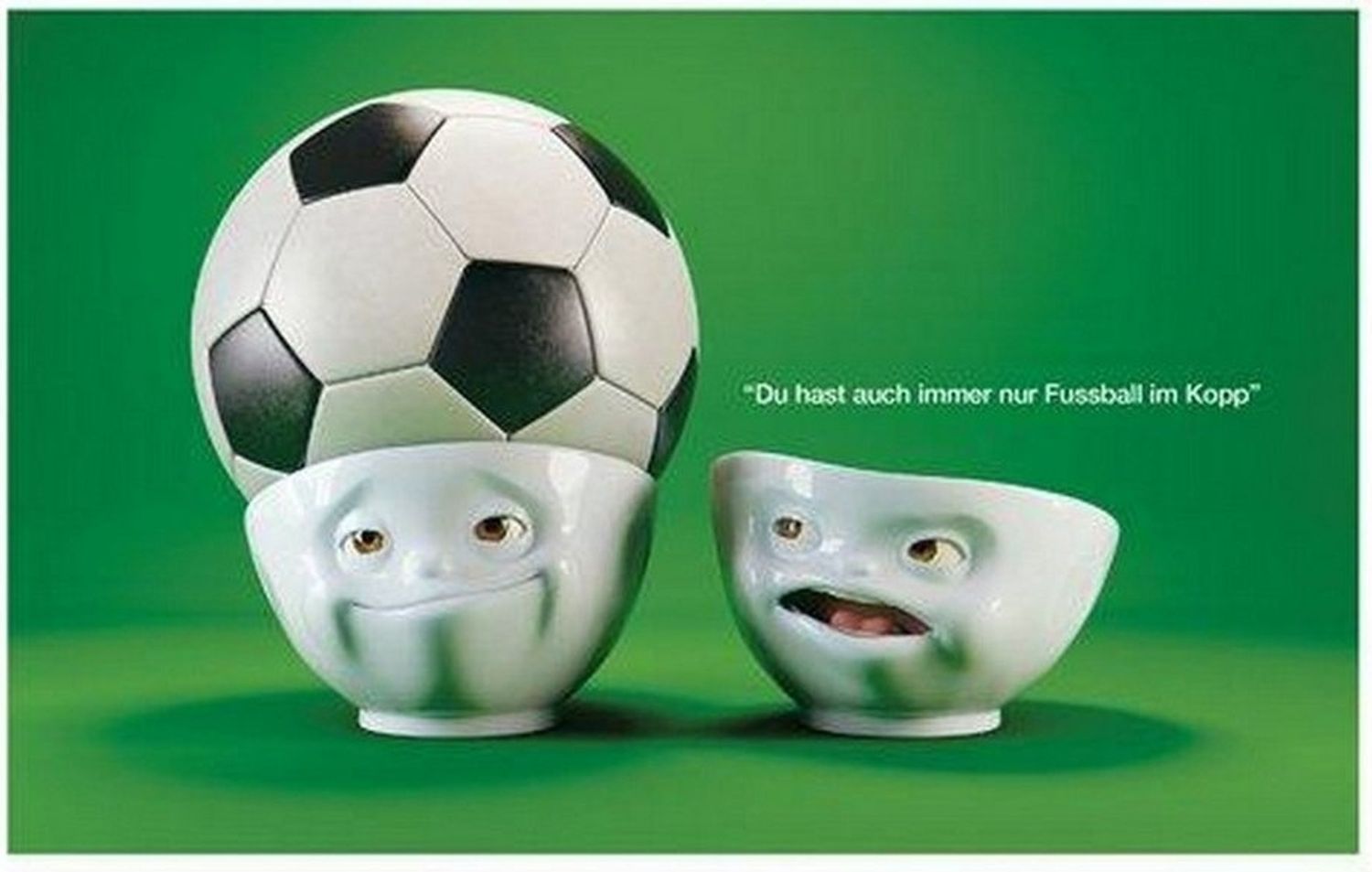 FiftyEight Products Brettchen Fußball im Kopp Bild 1