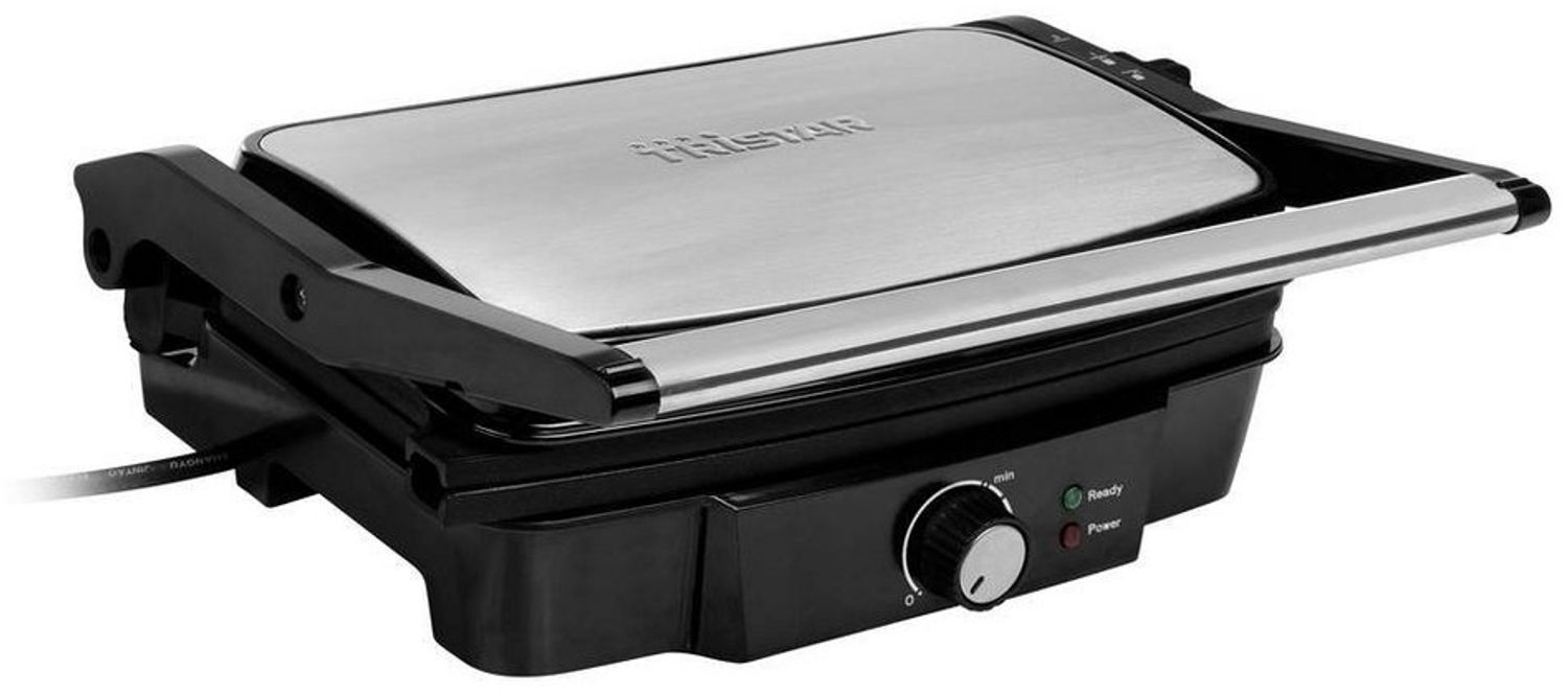 Tristar Kontaktgrill, schwarz, 12 x 33,3 x 26,2 cm Bild 1