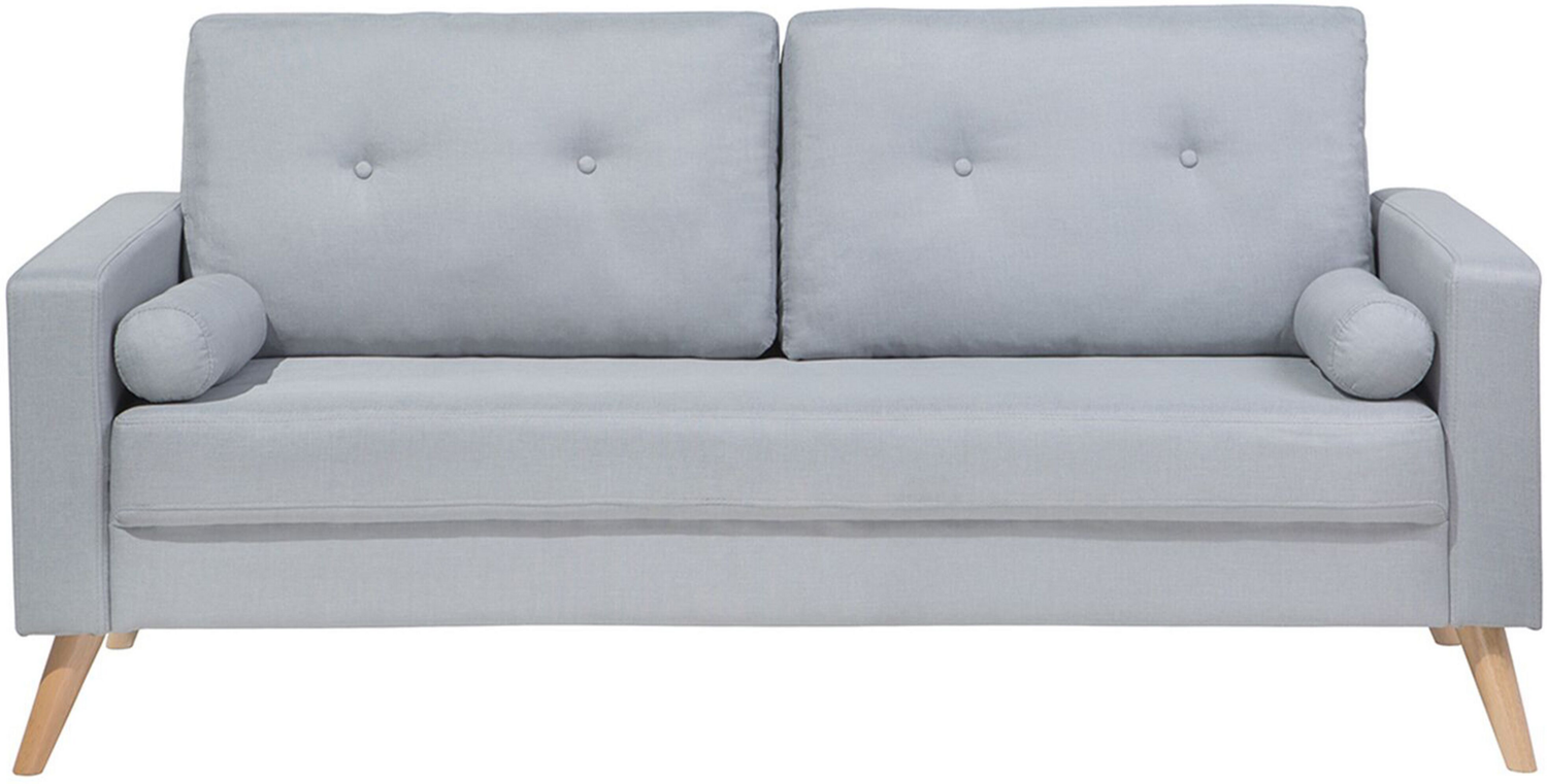 2-Sitzer Sofa Polsterbezug hellgrau KALMAR Bild 1