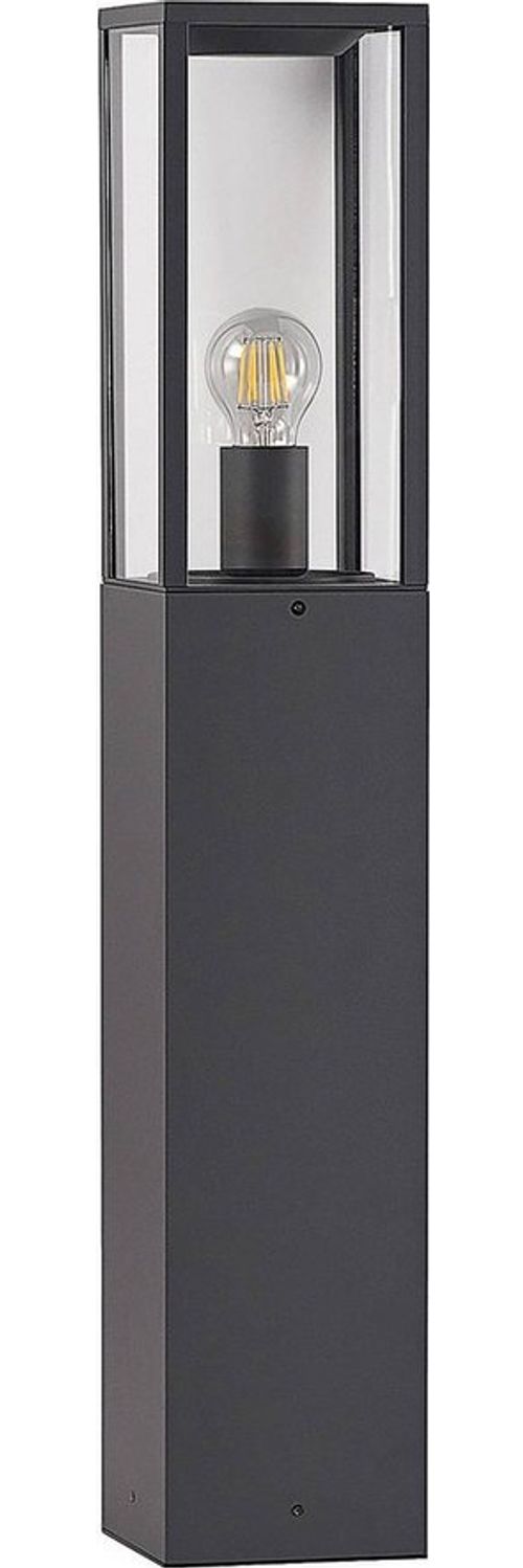 Lindby Außen-Stehlampe Peldar, Metall, Schwarz IP44, 1 x 60 W Bild 1