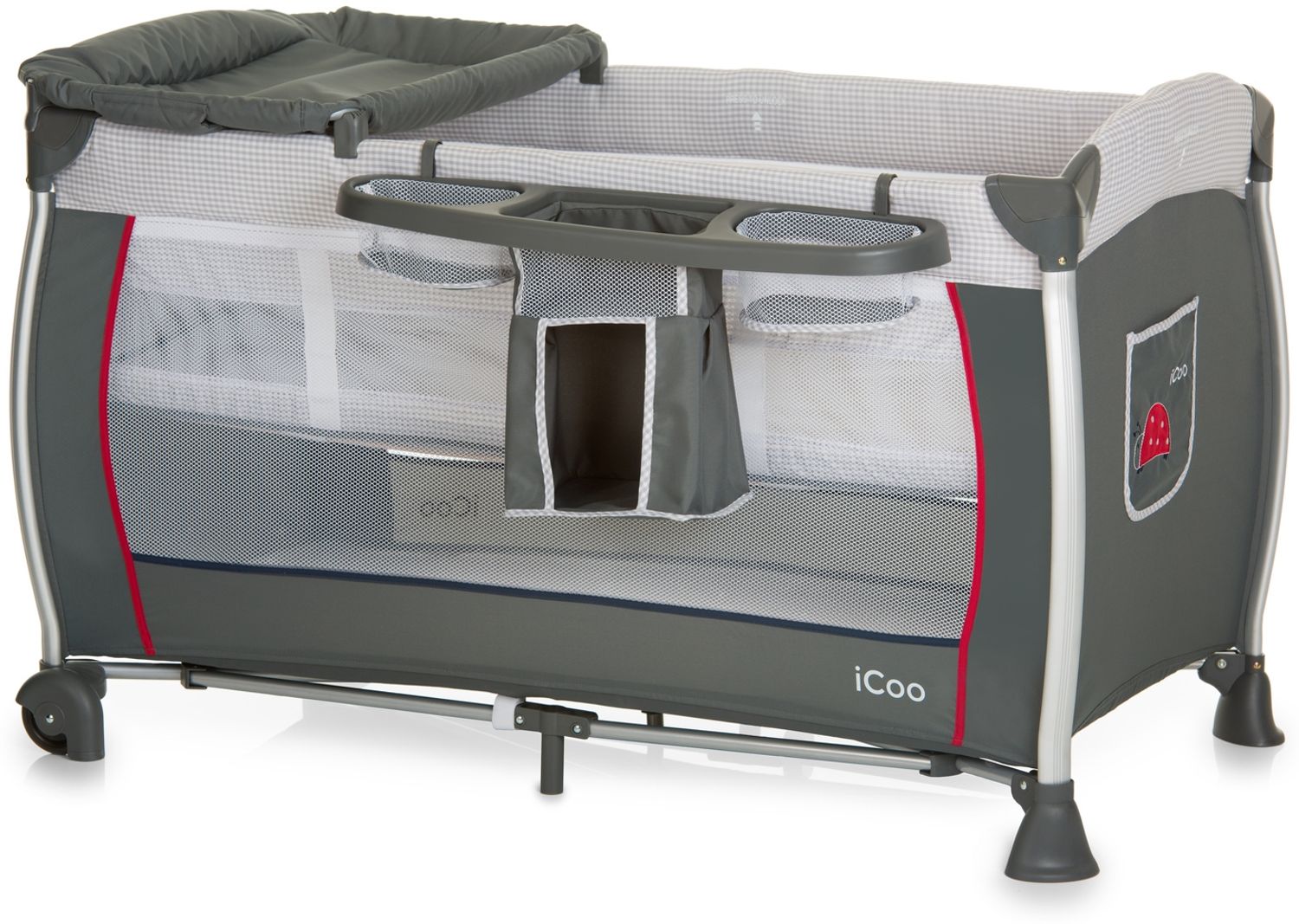 Hauck Close N Stop Treppengitter inklusive 21 cm Verlängerung/Türschutzgitter/96 – 101 cm/ohne Bohren Kinder/Hunde/kombinierbar mit Y-Spindel für Geländer/beidseitig schwenkbar/Metall/charcoal (grau) Bild 1