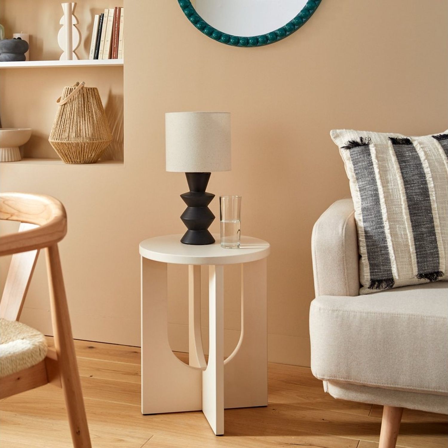 Atmosphera Créateur d'intérieur Beistelltisch Beistelltisch rund BLOOM, Ø 40 cm (funktional) Bild 1