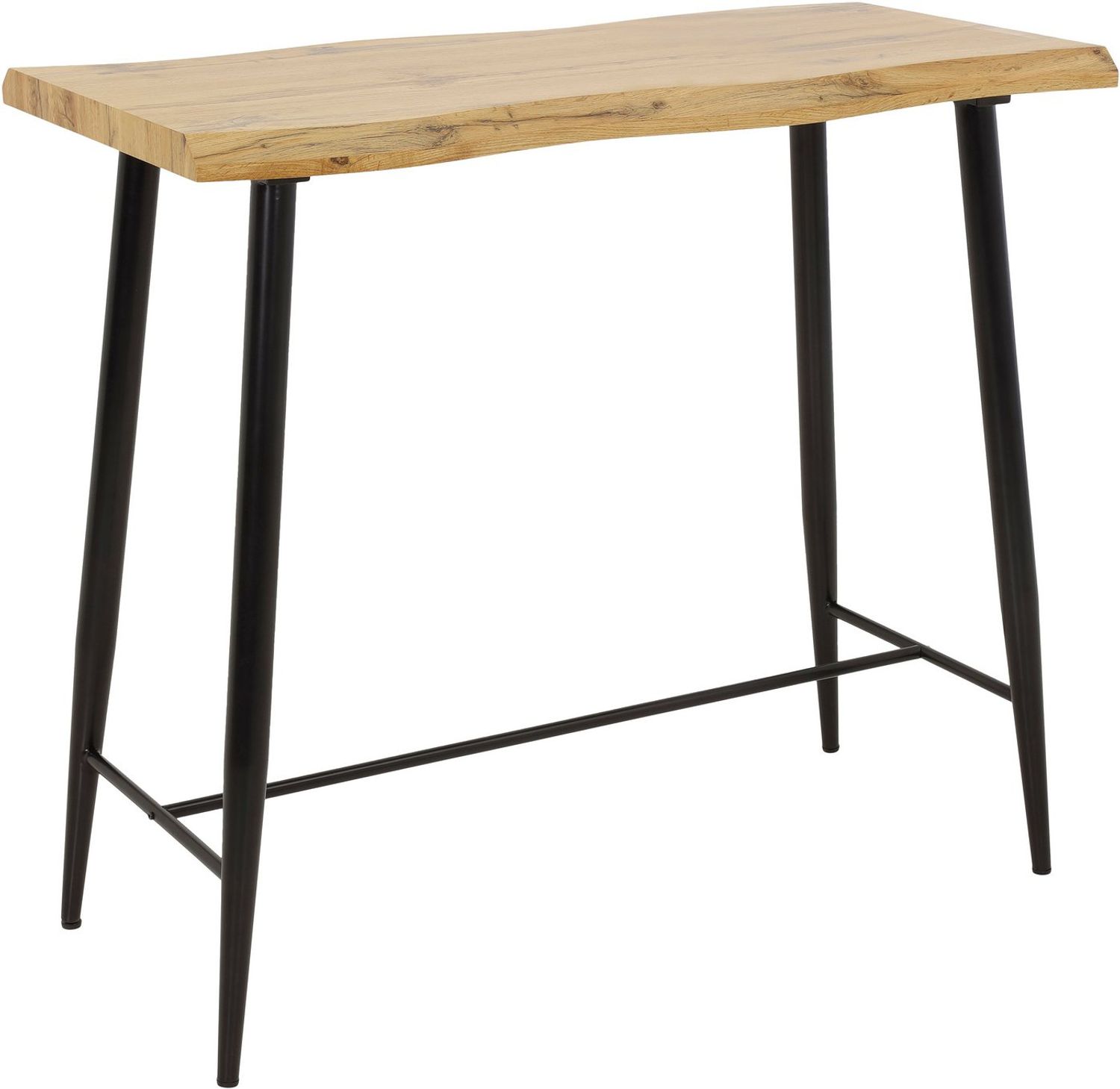 Bartisch Gabi I - Wildeiche / Schwarz Bild 1