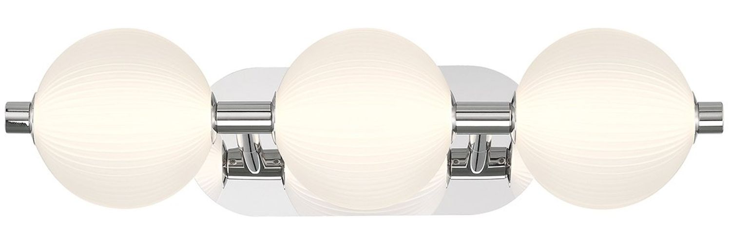 Elstead Lighting LED Wandleuchte Palmas 3-flammig 3000K Poliertes Nickel Bild 1