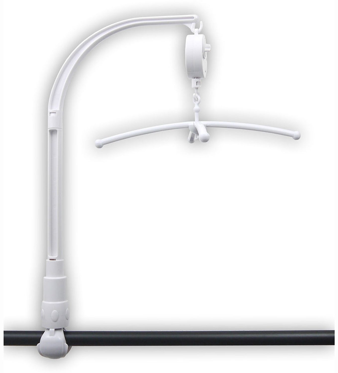 Mobilehalter für Rundstab, mit Spieluhr Bild 1