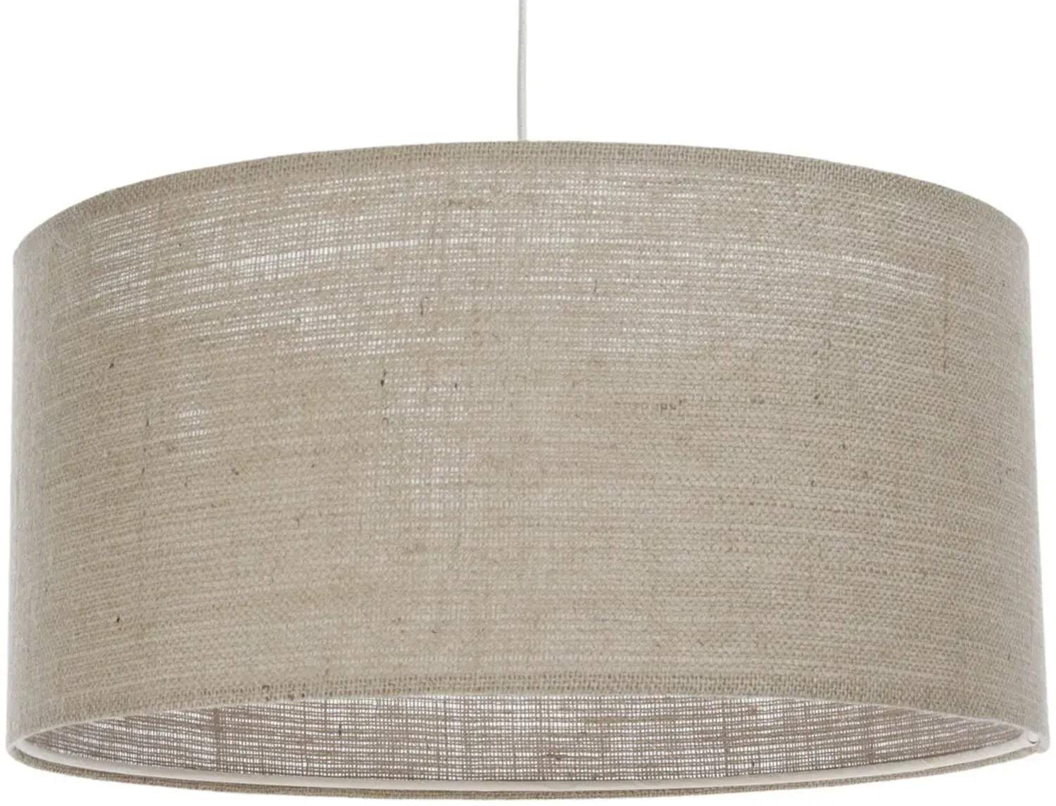 BPS Koncept 0E0-188-70 Hängeleuchte BOHO ELEGANT E27 1x40W Hanf natürlich auf PVC-Kunststoff grau H:100cm Ø70cm dimmbar Bild 1