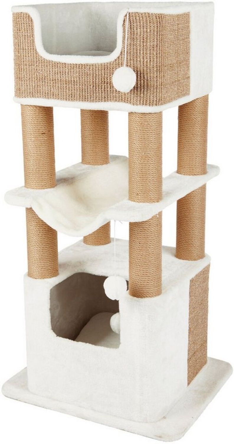 TRIXIE Kratzbaum Kratzbaum XXL Lucano - weiß/taupe - 110 cm Bild 1
