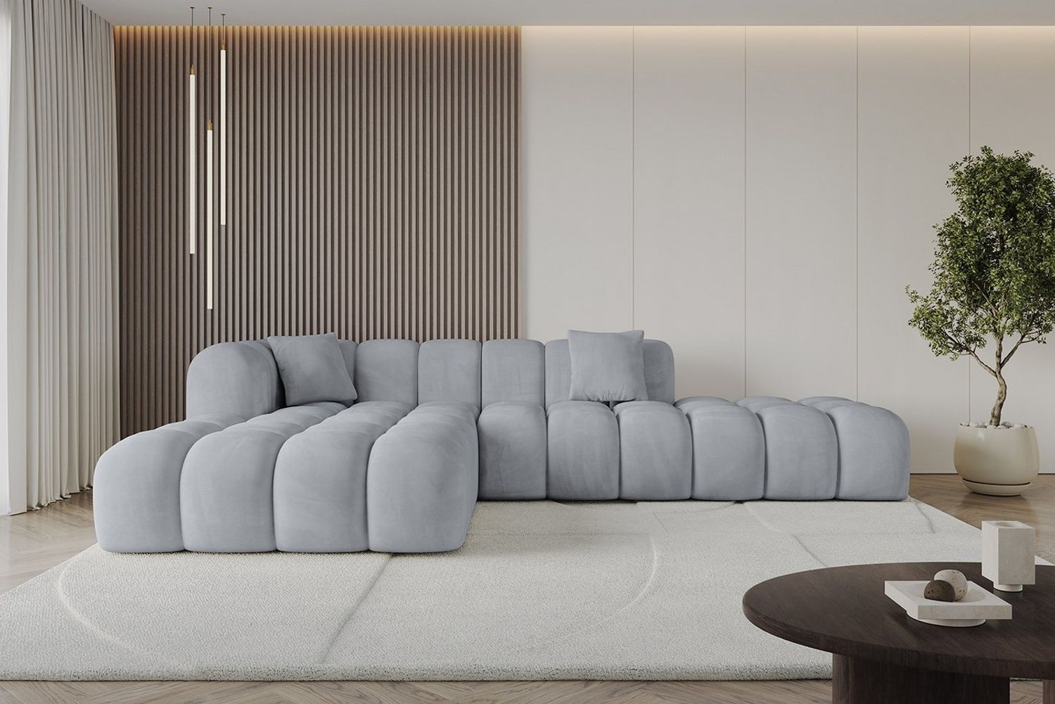 ALTDECOR Ecksofa OLEA-L2, Sofa Praktische Bequeme Funktionsecke Couch L-Form Eckcouch, Corner Sofa U-Form Vielseitige Sofa Wohnlandschaft Wohnzimmer Bild 1