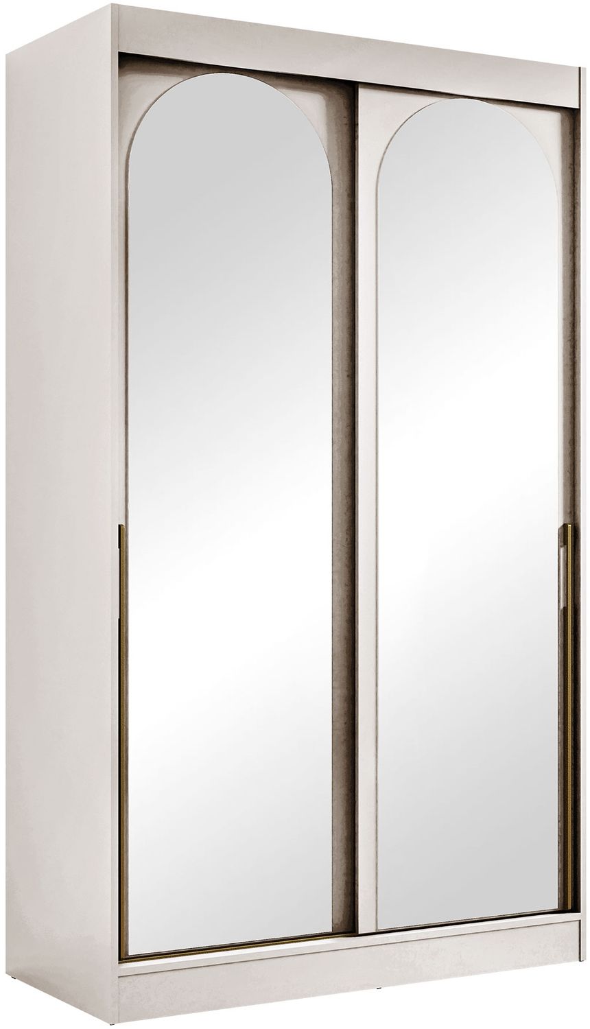 Kleiderschrank Mezzinto 120 (Farbe: Cashmere / Cashmere + Gold) Bild 1