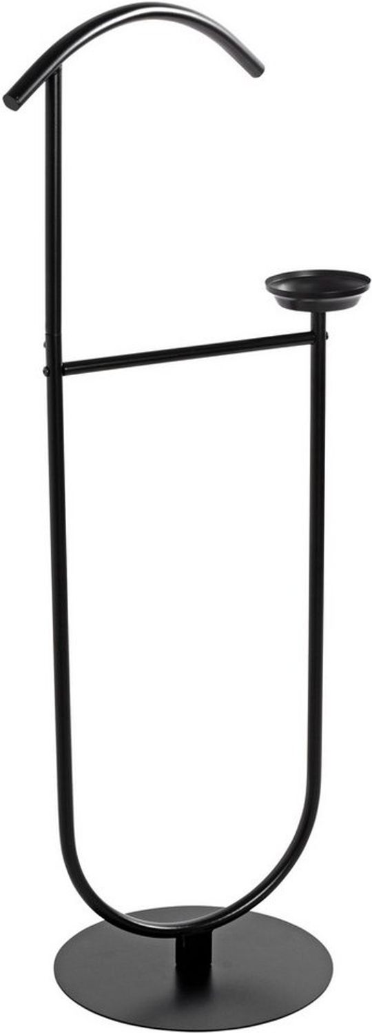 HAKU Möbel Herrendiener, Metall, schwarz, B 45 x T 34 x H 116 cm Bild 1